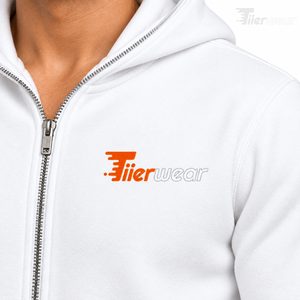 <b>Men</b> <b>White</b> Full Zip Hoodie Cotton Fleece Casual Streetwear Hooded <b>Sweatshirt</b> Regular Fit Autumn Wear Zipper Hoodies for <b>men</b> - Product Image 5
