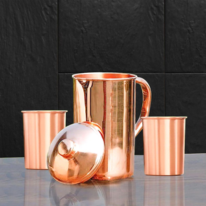 Nuevo Diseño de Cafeteras Turcas de Metal Martillado, Latón y Cobre, Estilo Árabe Wallah, para Hogar, Hotel, Bodas, Ecológicas, de la India - Product Image 2