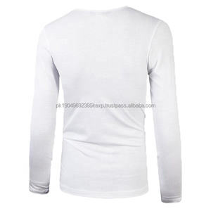 Camiseta Básica de Manga Larga para Hombre, Transpirable, de Secado Rápido, al por Mayor, para Promoción - Product Image 5