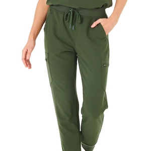 ชุดเครื่องแบบทางการแพทย์ผ้าแคนวาสสำหรับผู้หญิงและผู้ชายผ้าแคนวาสเป็นมิตรต่อสิ่งแวดล้อมสำหรับใช้ในโรงพยาบาลปกตั้งแขนสั้น2026รุ่น Hi - Product Image 4