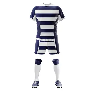 Conjunto deportivo de verano para hombre con estampado geométrico azul, camiseta y pantalones cortos con tejido de punto de secado rápido para el verano. - Product Image 5