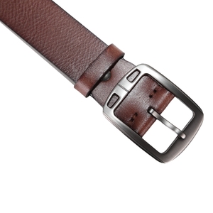 Top Grain Genuine Leather Belt for Men Handmade Cowhide Leather Dress Belt - Product Image 4