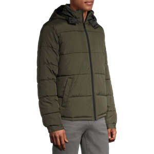 Chaqueta Acolchada de Invierno con Capucha y Logotipo Personalizado, Chaqueta de Camuflaje para Hombre, Talla Grande, Impermeable, con Bolsillos, MOQ Bajo - Product Image 3