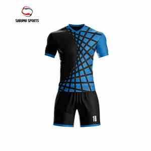 Ensemble maillot et short de football personnalisés sublimés – Édition équipe – Tenue de sport uniforme de football - Product Image 1