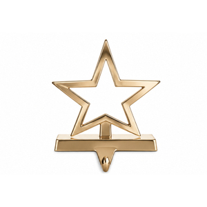 Iron Star Christmas <b>Stocking</b> Holder Weighted Fireplace Mantel <b>Hanger</b> Rustic Metal Holiday Decor Hooks <b>for</b> Wholesale Price - Product Image 2