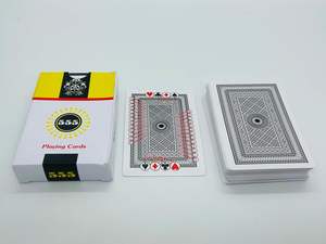 Baraja de Cartas Marcadas Magic Trick 555, Cartas de Magia de Plástico Negro con Código Oculto Fácil de Leer por la Parte Posterior - Product Image 2