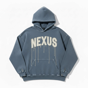 Sweat à capuche ample et surdimensionné pour homme, en coton épais de qualité supérieure, idéal pour l'hiver - Product Image 4