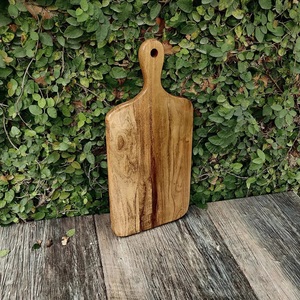 Venta caliente bloques de cortar de madera decoración del hogar accesorios de cocina tablas de cortar rectangulares con mango de múltiples formas - Product Image 2