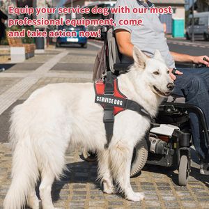 Pettorina per Cani da Servizio, Taglie da XS a XXL, Imbracature per Animali Domestici Comode per Cani - Product Image 1