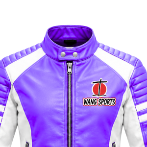 Chaqueta de Cuero para Hombre de Alta Calidad, Estilo Motero, con Paneles Acolchados en los Hombros, Bolsillos con Cremallera Funcionales y Cuello Alto Elegante, Personalizable - Product Image 5