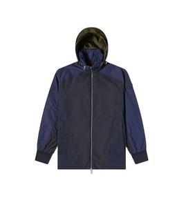 Chaqueta deportiva a prueba de viento de nailon de alta calidad para hombre, cortavientos con cremallera completa personalizada con estampado de estilo informal para la temporada de otoño - Product Image 4