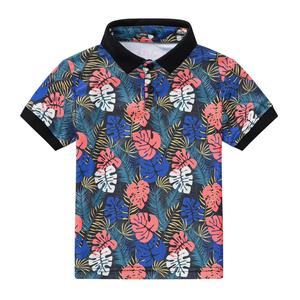 Polo pour garçon en bas âge, manches courtes, couleur unie, coton tricoté, écologique, séchage rapide, respirant, vêtements décontractés d'été, grande taille - Product Image 1