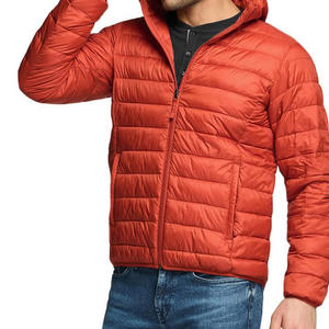 Men's Hooded Puffer Jacket <b>Lightweight</b> Quilted Winter Jacket Full Zip Warm Casual Outdoor Padded <b>Coat</b> Fashion Insulated - Product Image 3