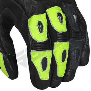 Gants de course moto en cuir PU de haute qualité avec logo personnalisé, gants de protection pour le cyclisme et la conduite à vélo - Product Image 5