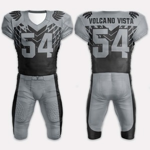 Uniforme de Fútbol Americano con Diseño Personalizado, Uniformes Clásicos de Fútbol Americano con Jersey de Cuello en V y Pantalones Ajustados - Product Image 2