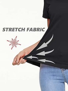 T-shirt femme 2026 : Le meilleur t-shirt en coton respirant et doux pour un usage quotidien, confortable et élégant – Vêtements féminins en promotion - Product Image 5