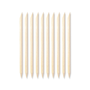 Ensemble professionnel de bâtonnets repousse-cuticules en bois, forme plate, jetables, outil de manucure pour le soin des cuticules, à prix raisonnables - Product Image 1