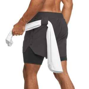 25. Pantalones cortos deportivos ligeros para hombre que ofrecen comodidad flexible para hacer ejercicio, correr y actividades deportivas. - Product Image 3