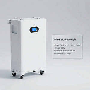 Batería de Litio de Ciclo Profundo de 8000 para Almacenamiento Solar en el Hogar, 5kWh-100Ah-200Ah, Uso Doméstico, Salida de CA de 10kW 15kW 16kWh - Product Image 1