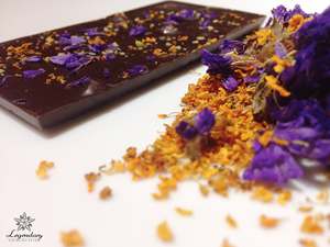 Luxury Chocolate Gift <b>Box</b> Of Chocolate Bar With Flowers and Nuts, Custom <b>Box</b> For Women's Gift Set - Product Image 3