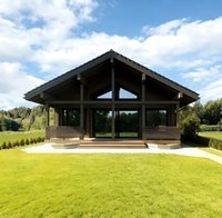 Casa Prefabricada Moderna de Madera de 2 Pisos con Diseño Abierto y Terraza