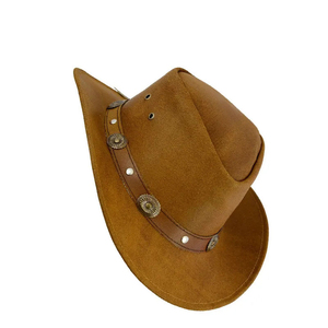 Chapeaux de cowboy de haute qualité, design tendance été, entièrement personnalisables avec logo brodé, pour adultes, chapeaux d'équitation. - Product Image 1