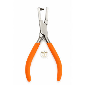 Gold Plated Punch Pliers with White Ergonomic Handle for Jewelry Making <b>Leather</b> <b>Craft</b> Hole Punching <b>Tool</b> - Product Image 6