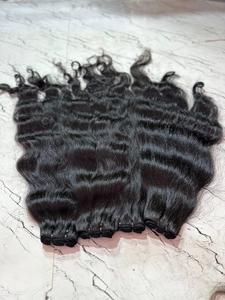 Wholesale Bulk Curly Virgin Remy Human Hair Extensions Double Weft Machine Weave Indian Loose Deep Wave No <b>Tangle</b> & Shedding - Product Image 2