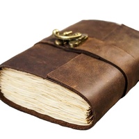 Journal en cuir de qualité supérieure en gros, C-Lock, vintage, fait à la main, papier en coton vieilli, carnet relié en cuir, journal de voyage et de dessin