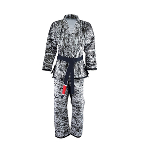 Black Pearl Weave Mixed Martial Arts Uniform 100% Cotton 400g Fabric Digital Print Custom Fit Durable for Unisex Adults Custom - Product Image 3