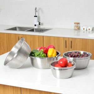 Ciotola di Alta Qualità in Acciaio Inox 304 da 2QT con Filtro Microporoso per Lavare Verdure, Frutta e Riso - Product Image 2