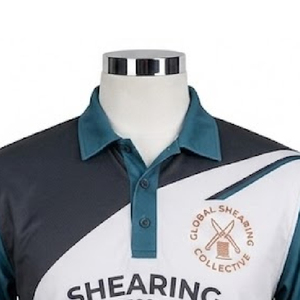 เสื้อโปโลแบบสั่งทำพิเศษสำหรับตัดขนแกะแบบหางยาว พิมพ์ลายแบบซับลิเมชั่น ราคาโรงงาน OEM ODM ผู้ผลิตชุดทำงานระบายอากาศได้ดี - Product Image 4