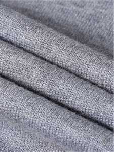 Pull col roulé pour homme, coupe slim décontractée, gris, col haut, tricoté, chaud, automne-hiver, vêtements en tricot pour homme - Product Image 4