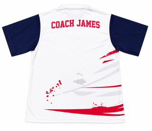 Camiseta Deportiva Personalizada Unisex para Equipos Deportivos, Uniforme Atlético de Poliéster Sublimado, Manga Corta, Transpirable, de Secado Rápido, con Logotipo OEM - Product Image 2