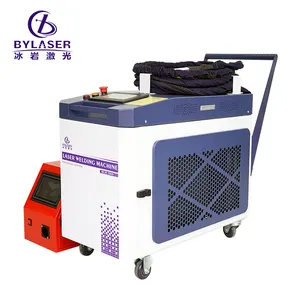 Máquina de corte y limpieza de soldadura láser de reparación de molde rápido de 110V para Metal 3 en 1 1500W 2000W