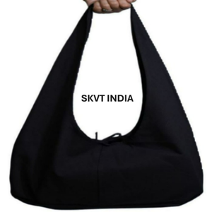 100% Organic Cotton Tote Bag Large Capacity Premium Quality Eco-Friendly Recyclable Customizable Silk Screen Printed Logo Strong - Product Image 4