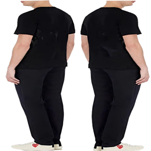 T-shirt pour homme, vêtement supérieur uni, toucher doux, structure légère, facile à porter, design à manches courtes, style décontracté, tenue quotidienne saisonnière - Product Image 5