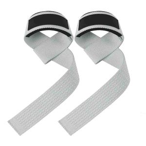 Lamron Weightlifting Wrist Straps Adjustable Breathable Reusable Heavy Fabric Support Body Building Gymnastics <b>Strength</b> <b>Training</b> - Product Image 2