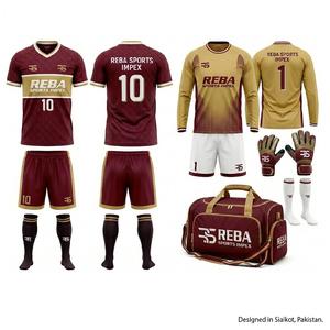 Premium Custom Soccer Uniform Set Jersey Shorts <b>Socks</b> Breathable Fabric Team <b>Training</b> Kit Professional Quality - Product Image 1