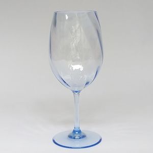 Verre à vin en plastique incassable à design spiralé pour les fêtes à domicile - Product Image 3