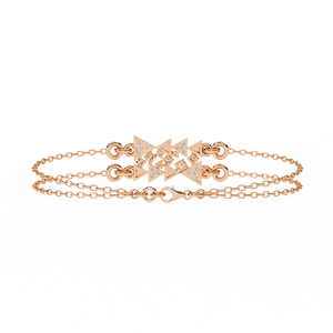 Venta al por mayor de fábrica: Cadena de oro blanco de 14K y oro rosa con diamantes cultivados en laboratorio certificados IGI, joyería fina para mujer, corte brillante. - Product Image 4