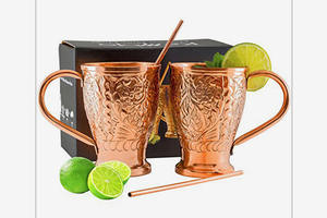 Drinkware Copper Moscow Mule <b>Mug</b> Beer Cup Classic <b>Vintage</b> Design Minimalist Eco-Friendly Gift Box Packaging Business Gift - Product Image 3
