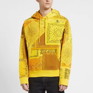Sweat à capuche personnalisé pour homme, en polaire polyester imprimé par sublimation, respirant, pour le sport et les activités, collection Hiver 2026 - Product Image 1