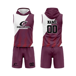 Uniforme Personalizado con Capucha para Fútbol Americano 7on7, Impresión Frontal, Secado Rápido, Transpirable, Antibacterial, Anti-UV, Sin Mangas, Unisex, Servicio OEM - Product Image 1