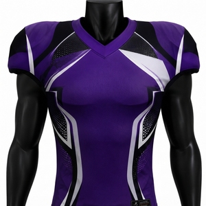 Camiseta de Fútbol Americano, Ropa Deportiva Profesional, Camiseta Personalizada de Alto Rendimiento, Diseñada para Brindar Comodidad, Flexibilidad y Durabilidad - Product Image 5
