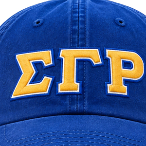 หมวกแก๊ปปักลาย Sigma Gamma Rho สำหรับผู้หญิง หมวกเบสบอลปักลายสมาคมนักศึกษากรีก ปรับขนาดได้ สวมใส่สบาย ทำจากผ้าฝ้าย  รับปักโลโก้ตามสั่ง - Product Image 6