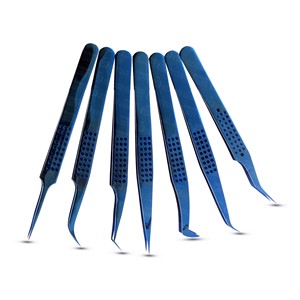 Pinzas de Acero Inoxidable para Extensión de Pestañas, Ergonómicas, Duraderas, con Control Óptimo, Especializadas - Product Image 4