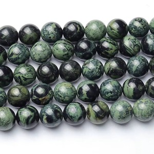 Jaspe Kambaba Verde Natural al por Mayor, Cuentas Sueltas de Jaspe Cocodrilo en Hilo para Fabricación de Joyas DIY 4mm 6mm 8mm 10mm 12mm - Product Image 3