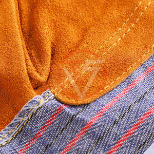 Working <b>Gloves</b> Customized Brand Heat Resistant <b>Long</b> Leather Working <b>Gloves</b> Safety <b>Gloves</b> Pakistan Suppliers OEM Service - Product Image 5