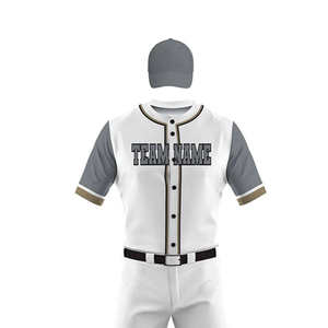 High Quality Wholesale Team Name Logo <b>Baseball</b> Uniform <b>Set</b> OEM Customized Colors Sublimation Design Anti-Bacterial 100% - Product Image 5